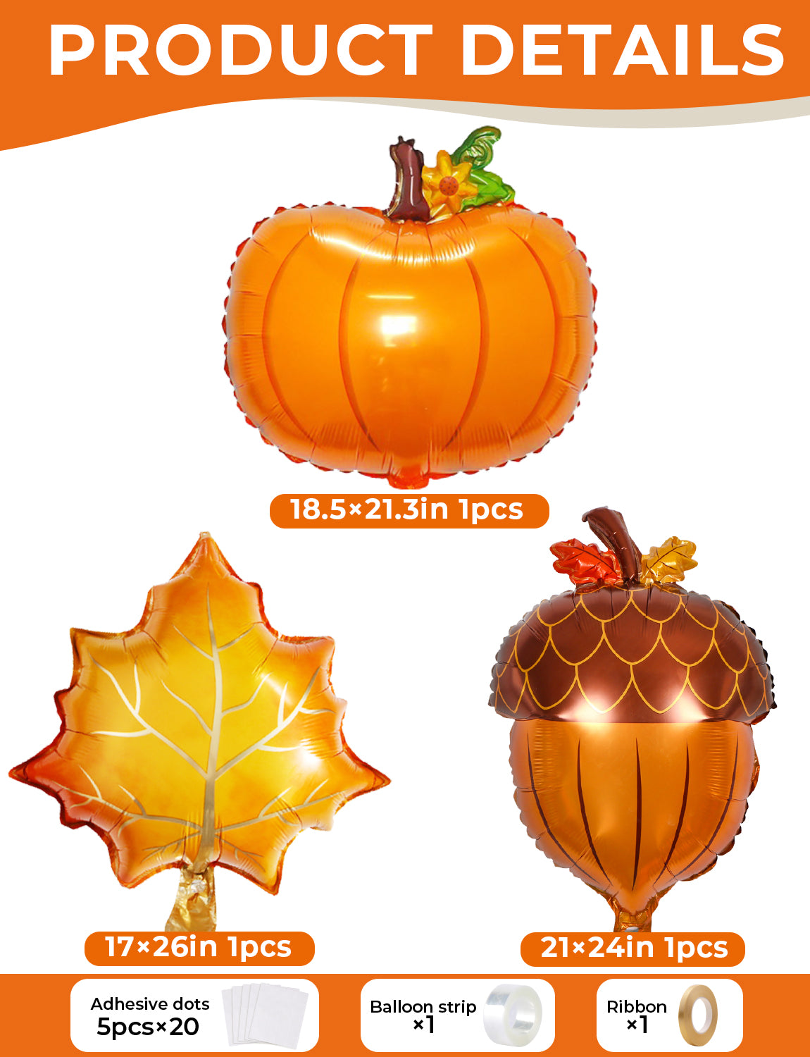 Fall Thanksgiving Balloons Garland Arch Kit, 146Pcs Sand Coffee Burnt Orange and Gold Balloons with Foil Pumpkin Balloon for Little Pumpkin Baby Shower, Harvest, Birthday, Fall Thanksgiving Decor