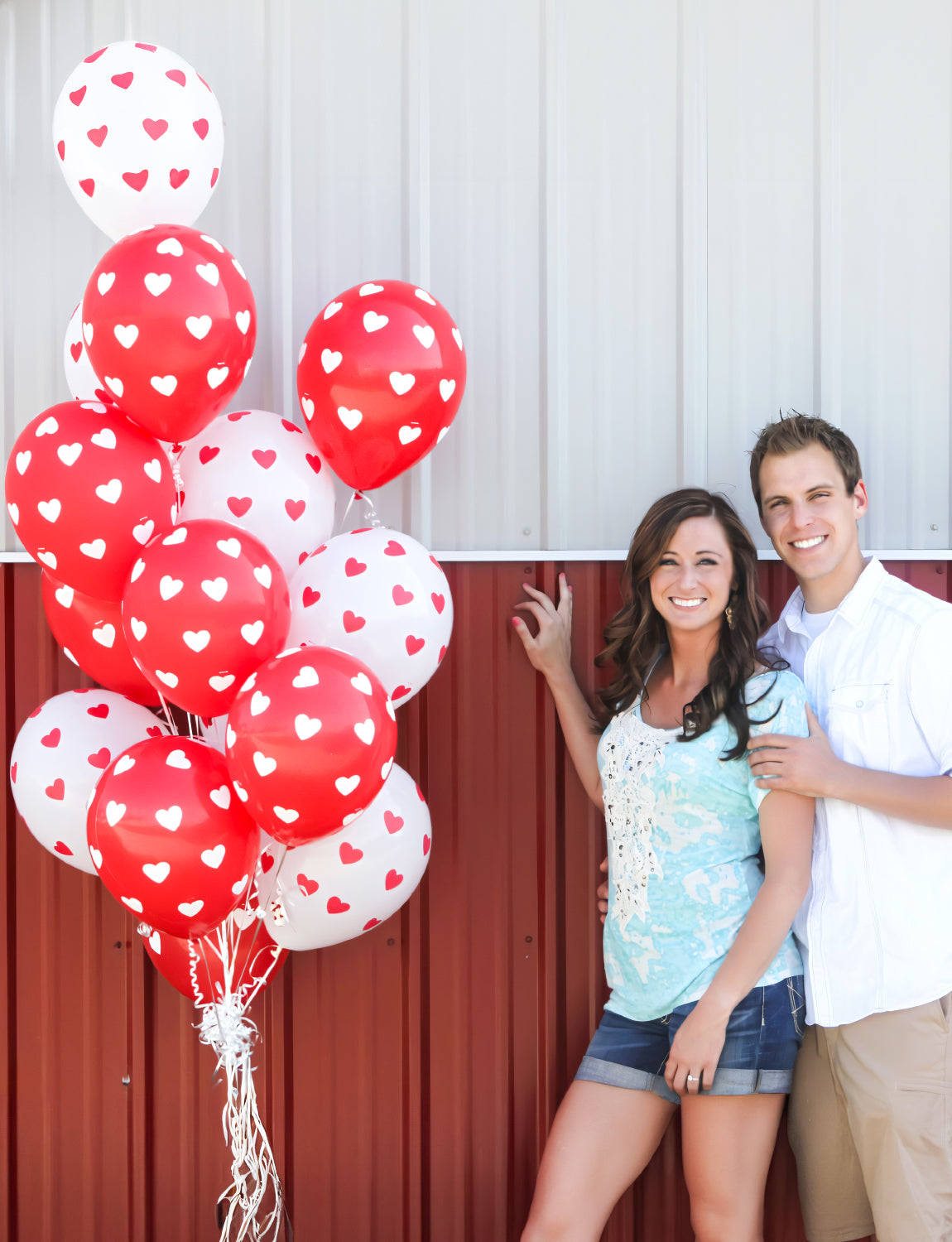 Haolongfa Valentines Day Decorations Kit, I Love You Balloons and Foil Red Heart Balloons, Love Balloon Kit with 1000 Pcs Red Silk Rose Petals, Valentines Balloons for Valentines Day Decorations