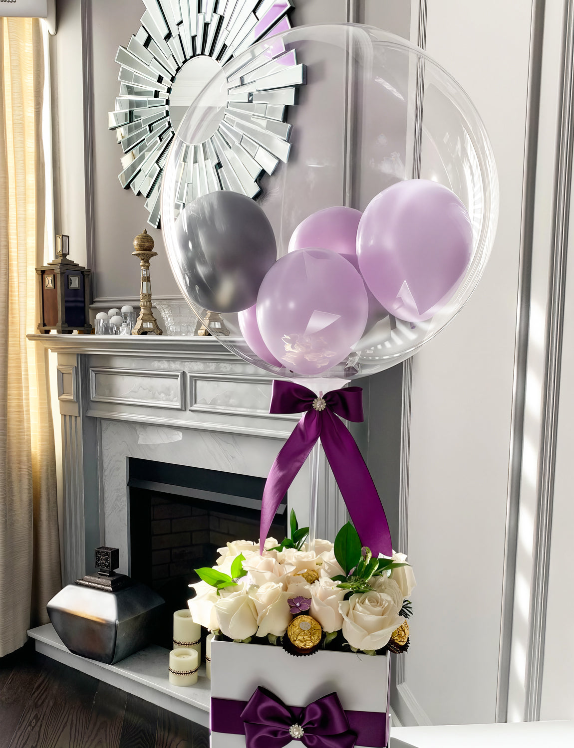 Bobo Balloons 24 Inch – Clear Bubble Balloon for Stuffing, 25 Pcs Transparent Balloons for DIY Party Decor, Birthday, Wedding, Baby Shower, Grad, Anniversary, Indoor Outdoor Celebration