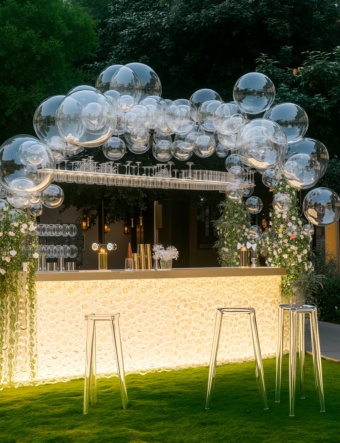 Bobo Balloons 20 Inch – 30 Pcs Transparent Clear Bubble Balloons for Stuffing, Helium Balloon for DIY Party Decor, Birthday, Wedding, Baby Shower, Grad, Anniversary, Indoor Outdoor Celebration
