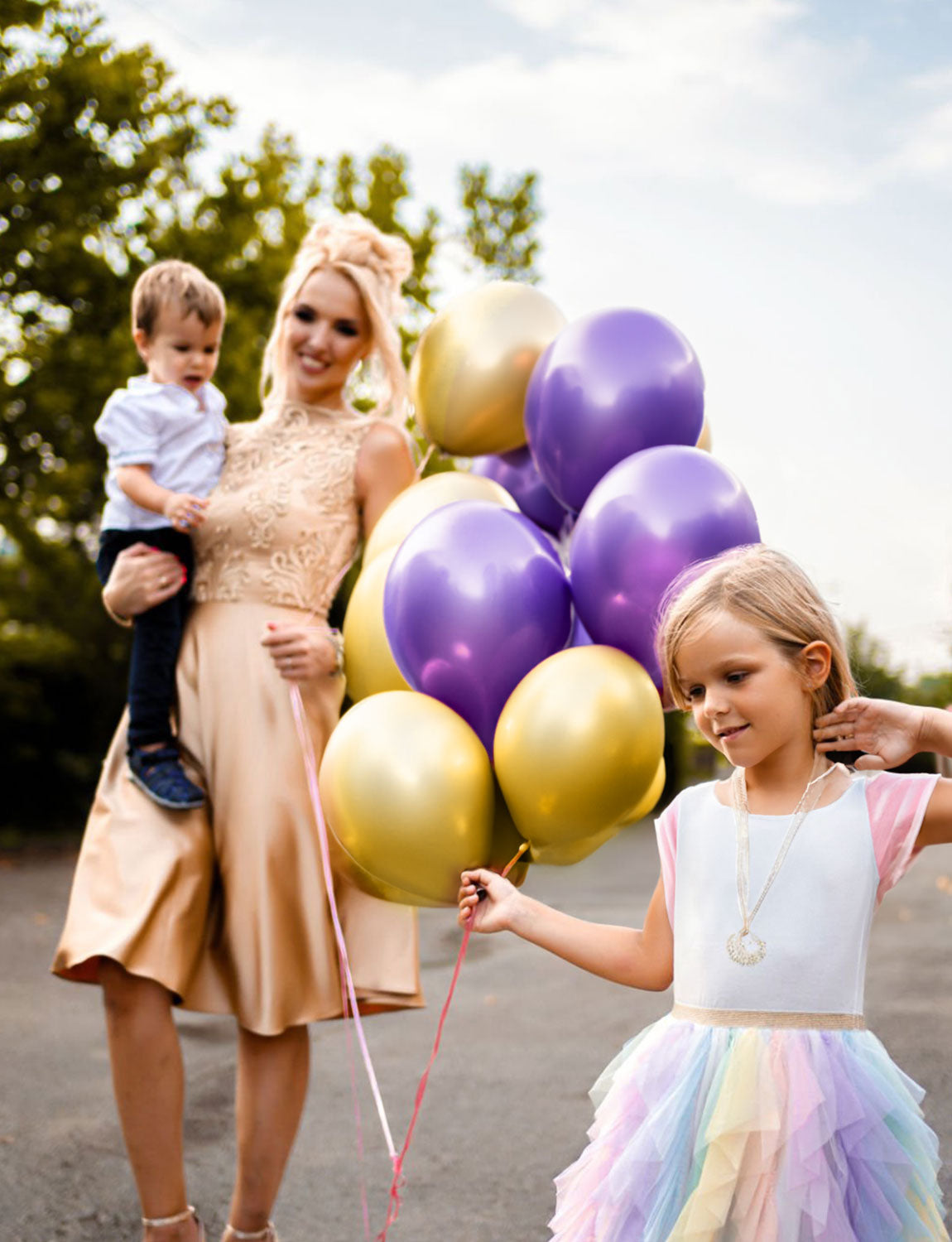 Haolongfa Purple Balloons,12 Inch 60pcs Purple and Gold balloons with Gold Confetti Balloons,Metallic Purple Balloons for Birthday Baby Shower Graduation Wedding Festival Ceremony Decorations