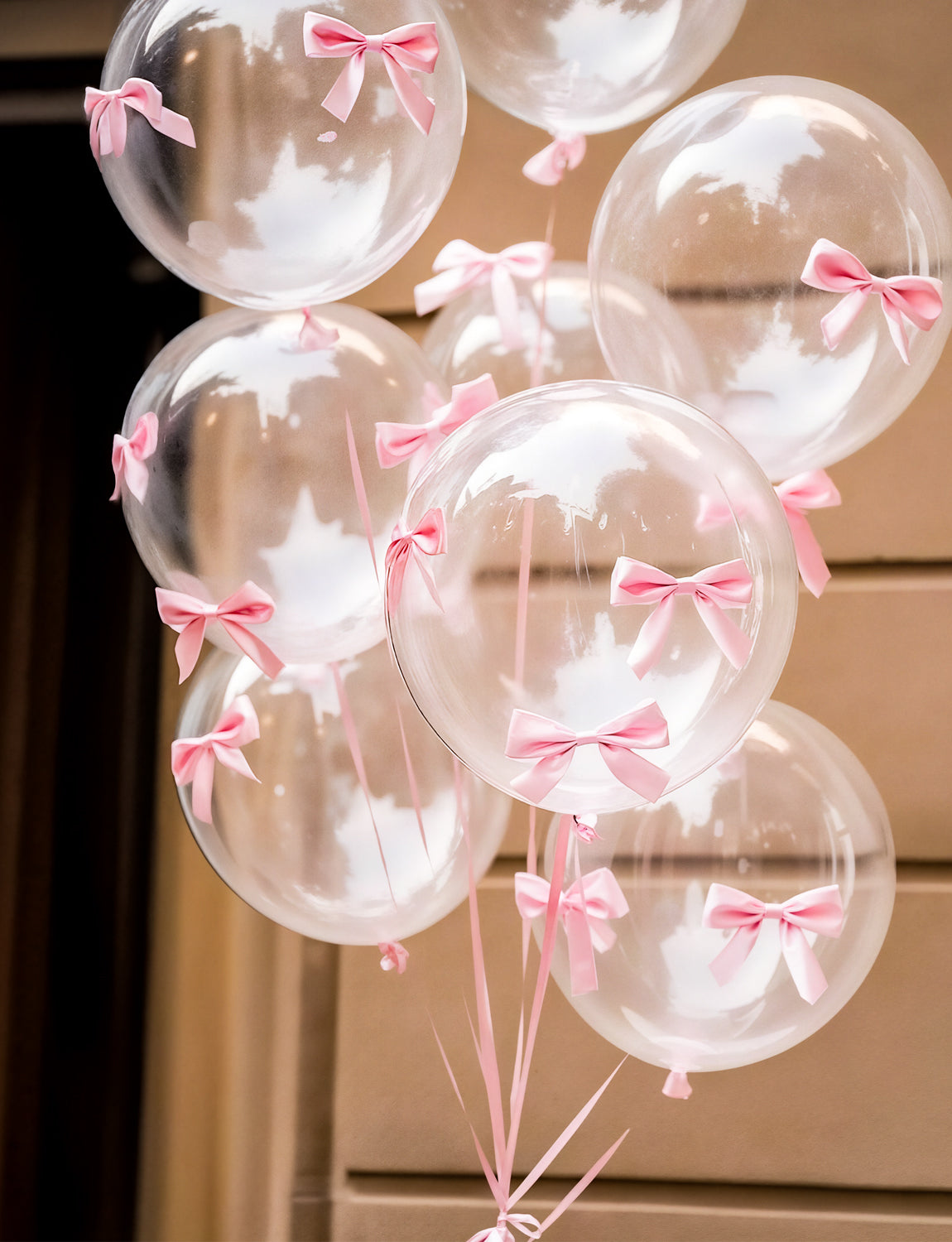Bobo Balloons 24 Inch – Clear Bubble Balloon for Stuffing, 25 Pcs Transparent Balloons for DIY Party Decor, Birthday, Wedding, Baby Shower, Grad, Anniversary, Indoor Outdoor Celebration