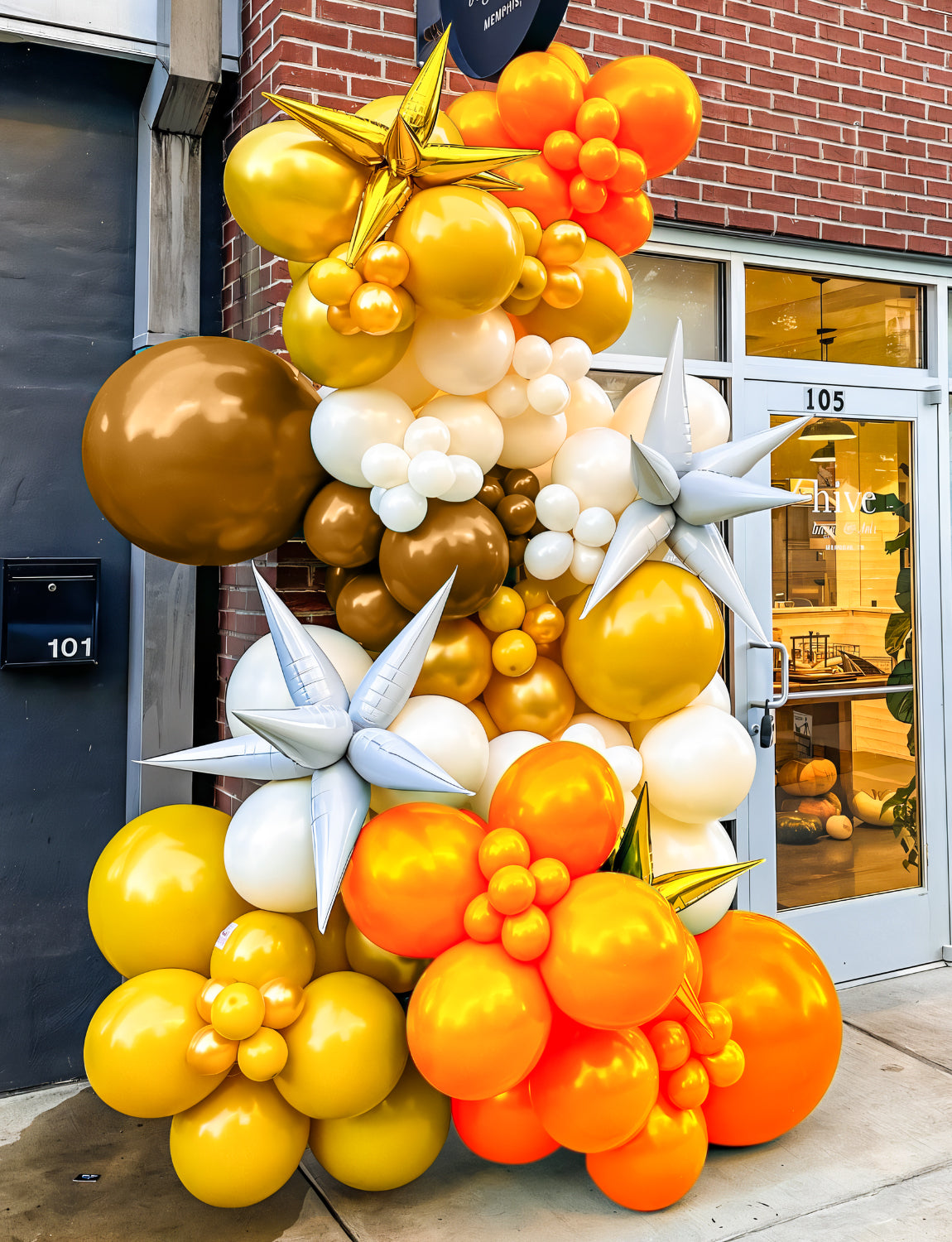 Haolongfa Brown Orange Neutral Balloons,12 Inch 60Pcs Fall Thanksgiving Balloons Orange,Coffee Brown,White Sand,Pearl Gold,Boho Balloons for Thanksgiving Party Decorations,Baby Shower,Birthday