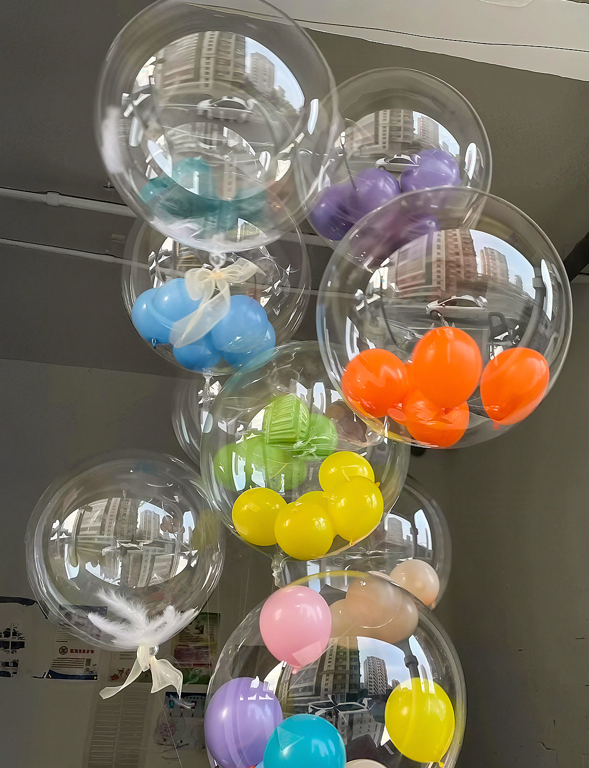 Bobo Balloons 20 Inch – 30 Pcs Transparent Clear Bubble Balloons for Stuffing, Helium Balloon for DIY Party Decor, Birthday, Wedding, Baby Shower, Grad, Anniversary, Indoor Outdoor Celebration