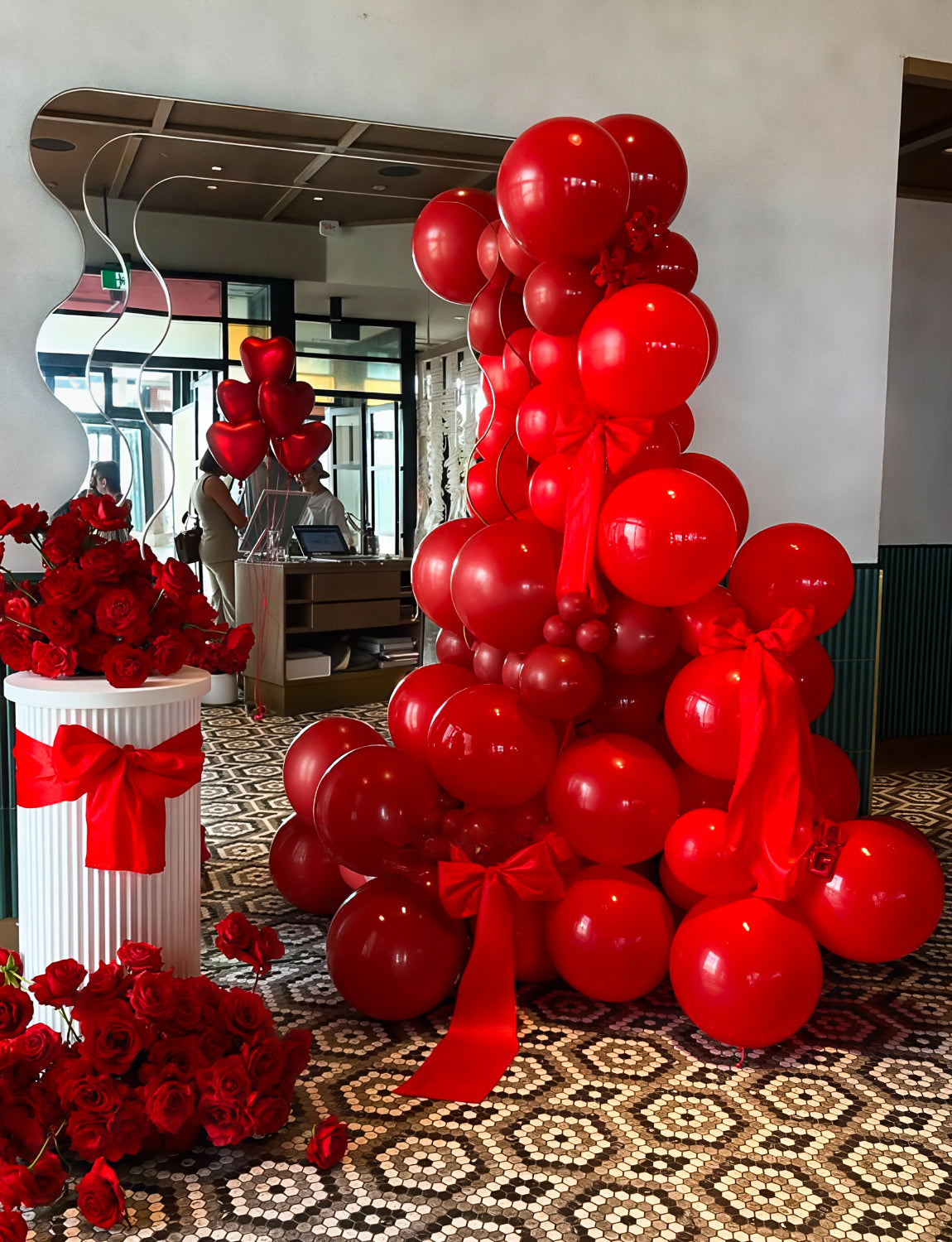 Red Balloons 12 Inch –24pcs Latex Party Balloons for Birthday, Baby Shower, Chirstmas, DIY Party Decorations, Perfect for Small Gatherings, Dorms, Budget Events