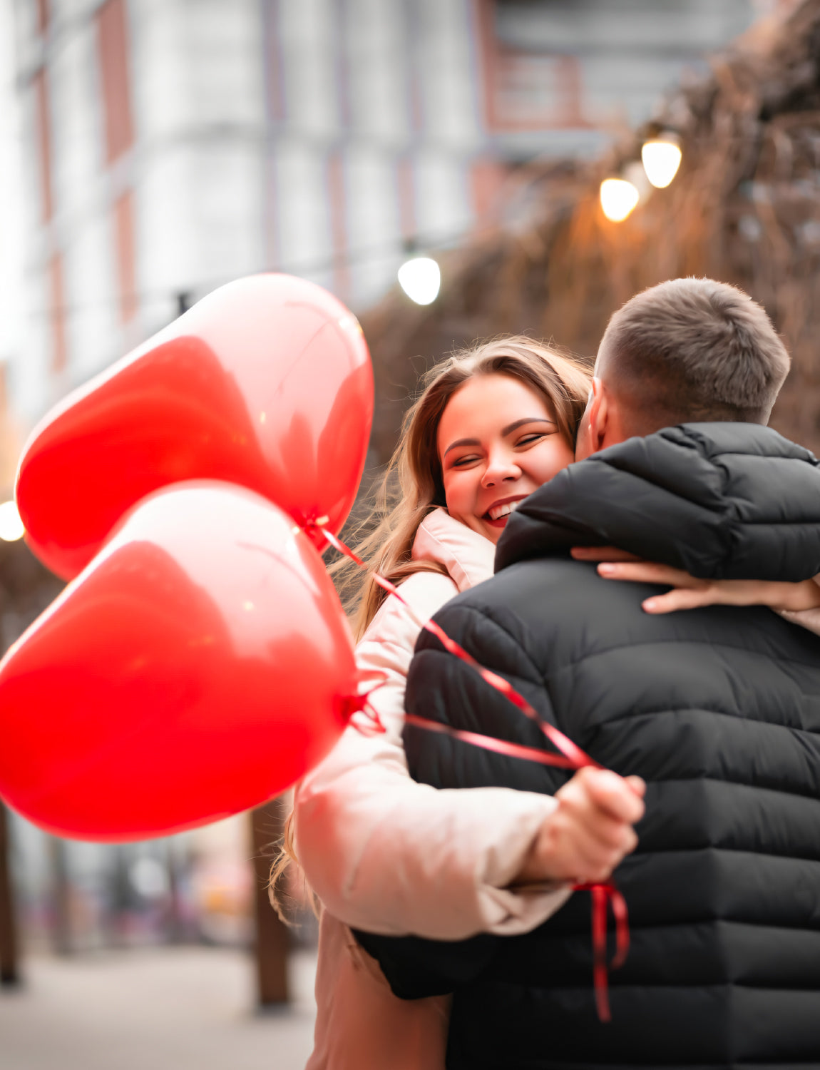 Haolongfa Valentines Balloons, 50Pcs Heart Shaped Balloons, 12 Inch Heart Balloons Latex Balloons, Romantic White and Red Heart Balloons, for Propose Marriage, Wedding Party, Valentines Day Decoration