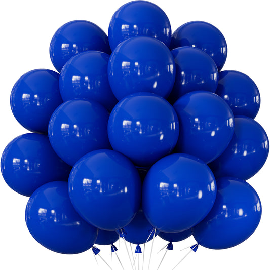 Royal Blue Balloons 12 Inch – 24pcs Dark Blue Balloons, Premium Latex Balloons for Weddings, Graduations, Baby Showers, Luxury Party Decor, DIY Balloon Garlands & Small Gatherings