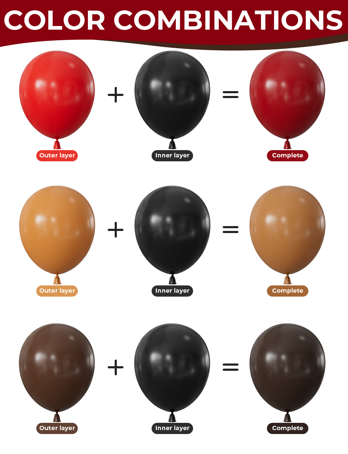 Double Stuffed Fall Balloon Arch Kit, 148 Pcs Pre-Nested Balloons | Moody Berry Latex Balloons in Burgundy, Brown, Sand White and Gold for Fall, Thanksgiving, Wedding, Halloween, Birthday Decor
