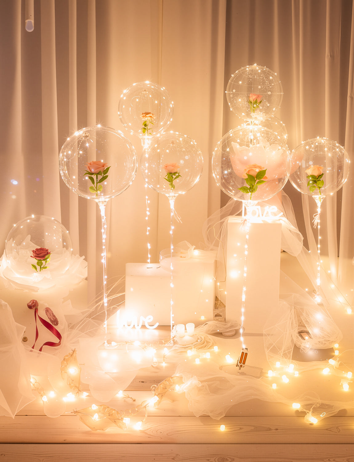 Bobo Balloons 24 Inch – Clear Bubble Balloon for Stuffing, 25 Pcs Transparent Balloons for DIY Party Decor, Birthday, Wedding, Baby Shower, Grad, Anniversary, Indoor Outdoor Celebration